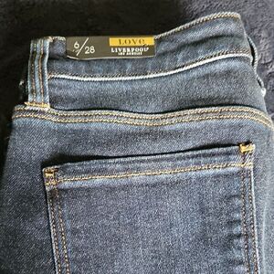 Liverpool Women's Dark Blue Denim Jeans